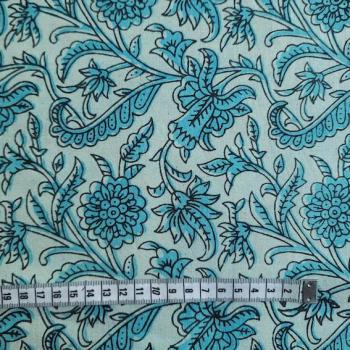 Preview: Kalamkari Hand Block Print aus Indien – FLORAL